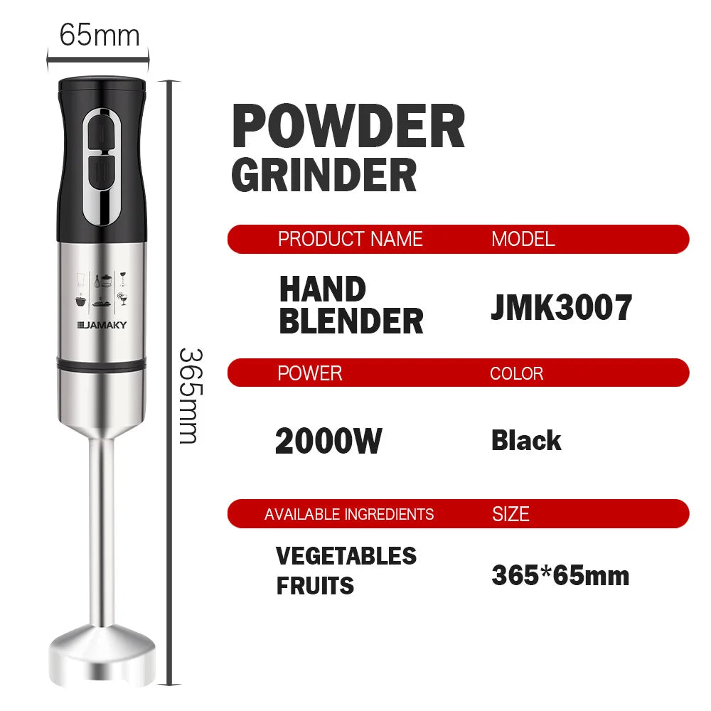MixPlusPro PowerGrind 2000W Hand Blender