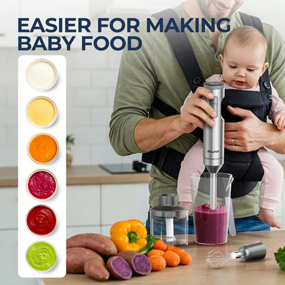 MixPlusPro UltraMix 1000W 4-in-1 Hand Blender